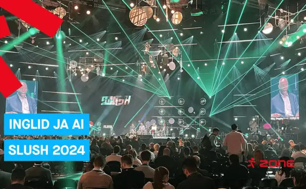 inglid ja AI - slush 2024 lava