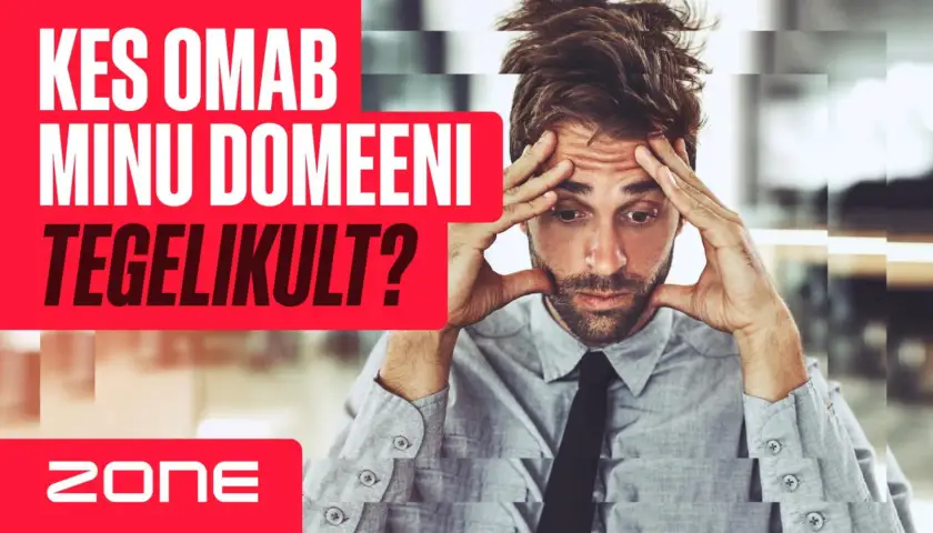 Kelle nimel on sinu domeen tegelikult registreeritud?