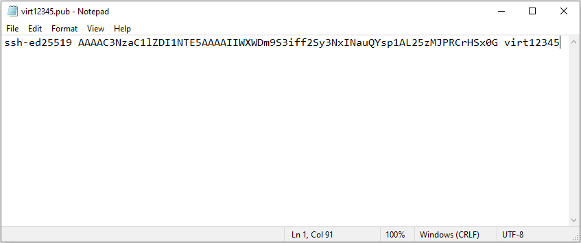 Ed25519 SSH1 avalik võti